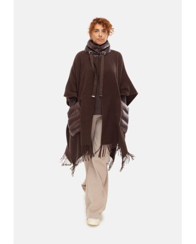 HERNO Poncho marrone