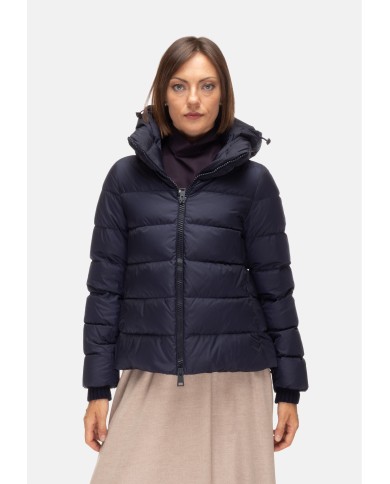 HERNO Piumino donna corto blu