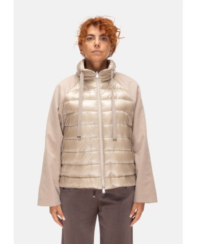 HERNO Piumino donna lana e nylon