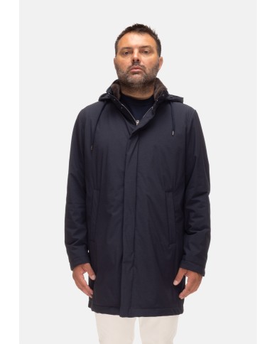 HERNO Giaccone Parka uomo blu