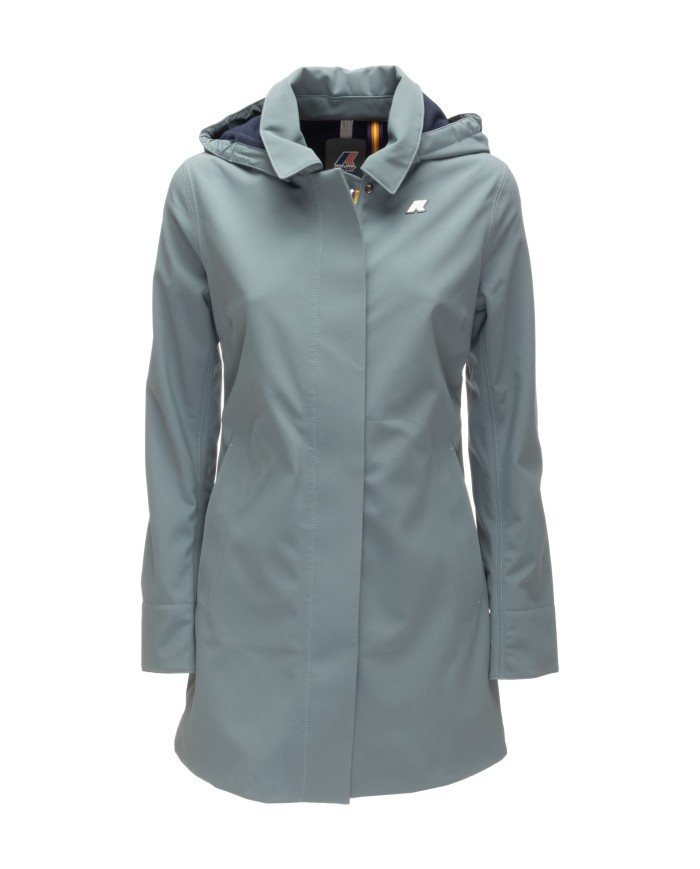 K-WAY lungo donna Mathy Bonded verde