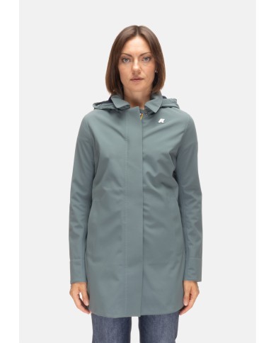 K-WAY lungo donna Mathy Bonded verde