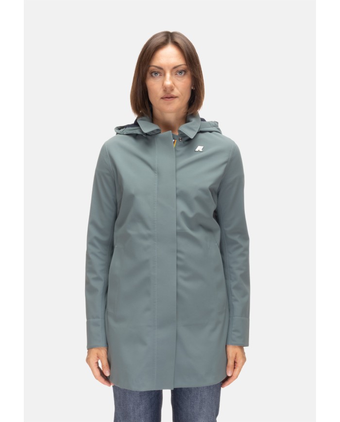 K-WAY lungo donna Mathy Bonded verde