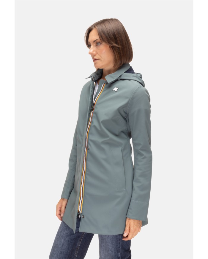K-WAY lungo donna Mathy Bonded verde