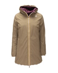 K-WAY Giubbino lungo donna Sophie Green Army
