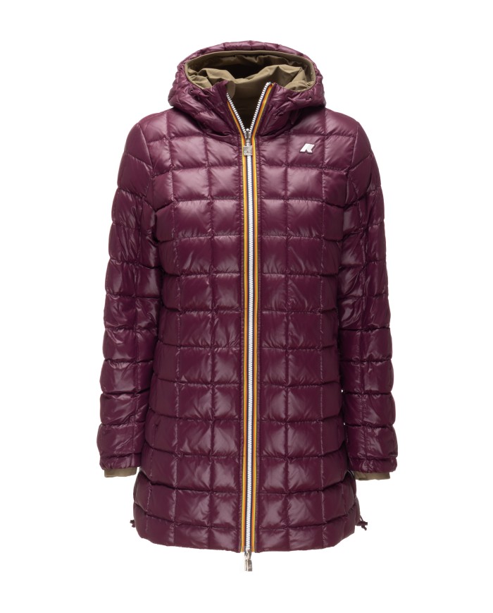 K-WAY Giubbino lungo donna Sophie Green Army