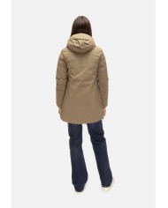 K-WAY Giubbino lungo donna Sophie Green Army