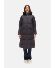 K-WAY Piumino lungo Dina Shiny nero