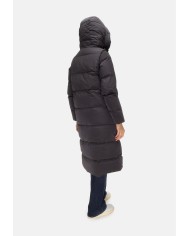 K-WAY Piumino lungo Dina Shiny nero