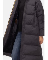 K-WAY Piumino lungo Dina Shiny nero
