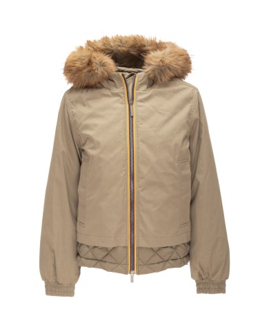 K-WAY Giubbino donna Tosca Green Army