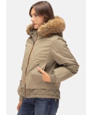 K-WAY Giubbino donna Tosca Green Army