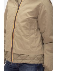 K-WAY Giubbino donna Tosca Green Army