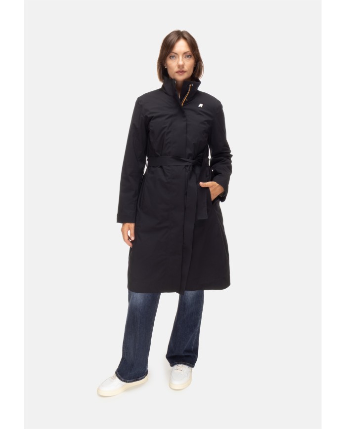 K-WAY lungo donna Miranda 3 in 1 nero