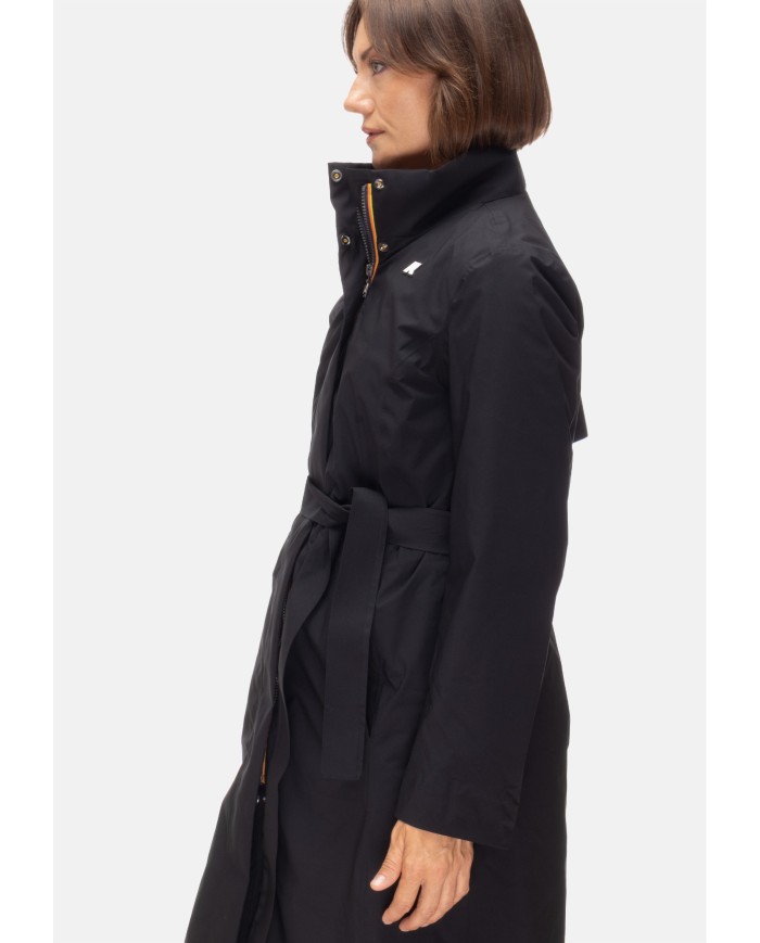 K-WAY lungo donna Miranda 3 in 1 nero