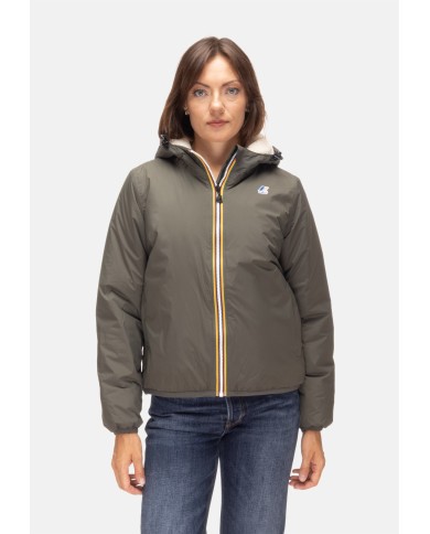 K-WAY Giubbino donna Claudette orsetto verde