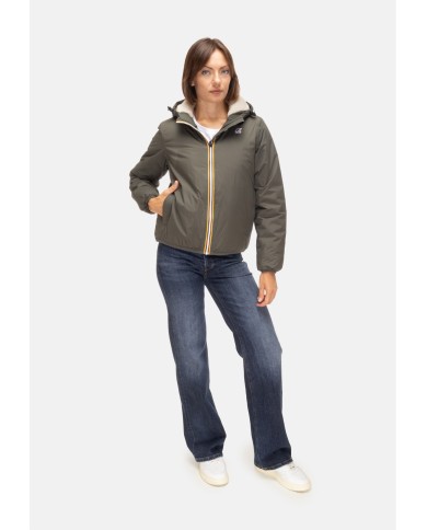 K-WAY Giubbino donna Claudette orsetto verde