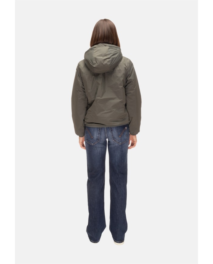K-WAY Giubbino donna Claudette orsetto verde