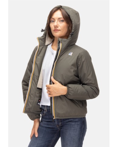 K-WAY Giubbino donna Claudette orsetto verde