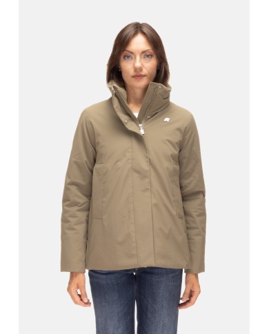 K-WAY Giubbino donna Marlette Green Army