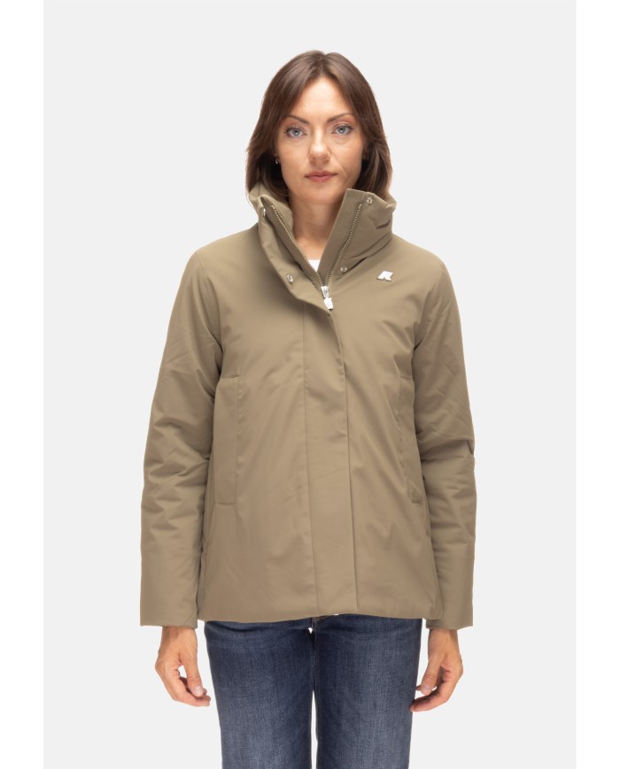 K-WAY Giubbino donna Marlette Green Army