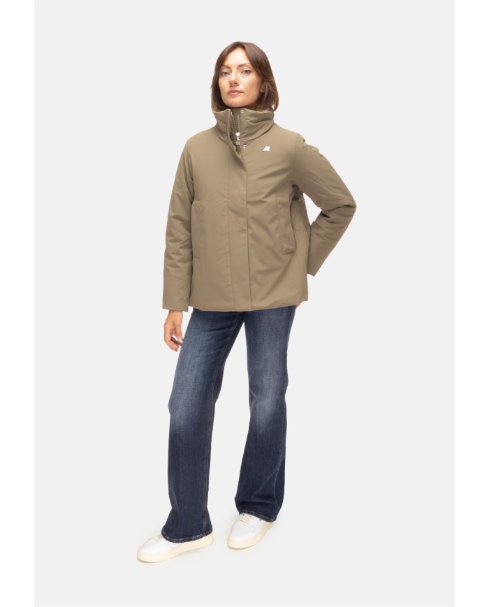 K-WAY Giubbino donna Marlette Green Army