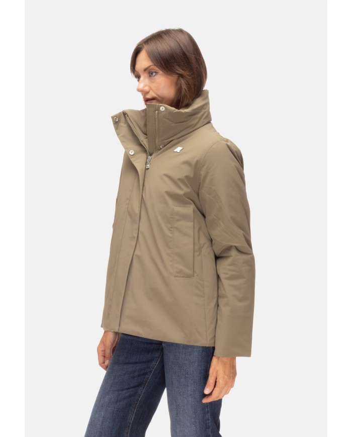 K-WAY Giubbino donna Marlette Green Army