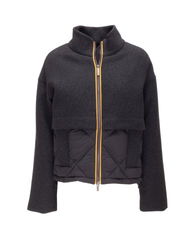 K-WAY Giubbino donna Mandie wood nylon nero