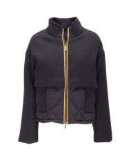 K-WAY Giubbino donna Mandie wood nylon nero