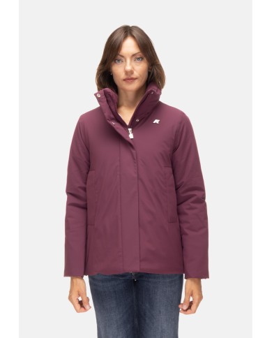 K-WAY Giubbino donna Marlette bordeaux
