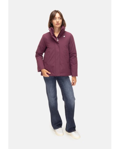 K-WAY Giubbino donna Marlette bordeaux