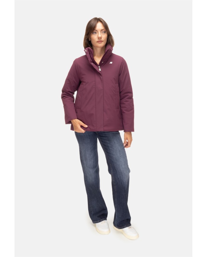 K-WAY Giubbino donna Marlette bordeaux