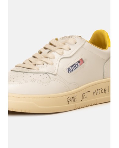 AUTRY Sneaker uomo Medalist bianca gialla