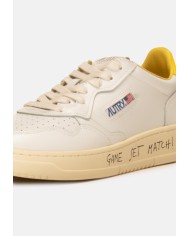 AUTRY Sneaker uomo Medalist bianca gialla