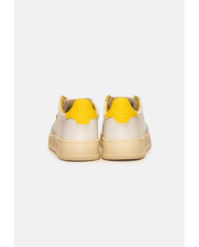 AUTRY Sneaker uomo Medalist bianca gialla