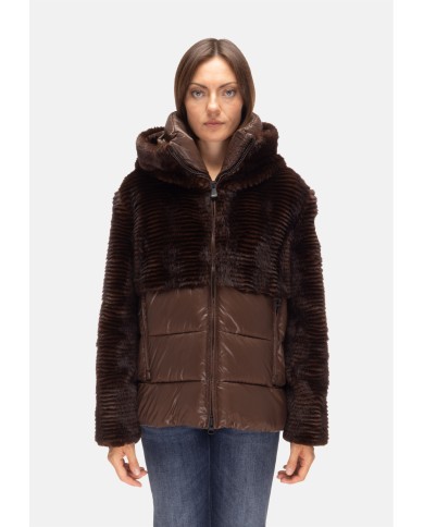 BLAUER Piumino donna Fanevil Marrone