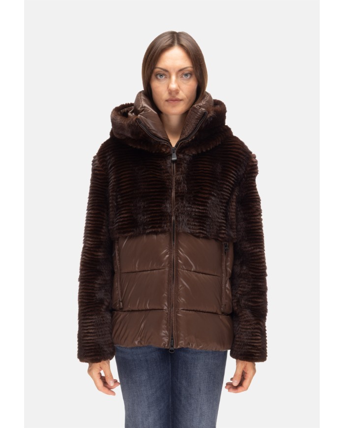 BLAUER Piumino donna Fanevil Marrone