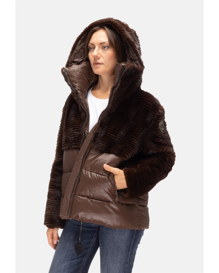 BLAUER Piumino donna Fanevil Marrone