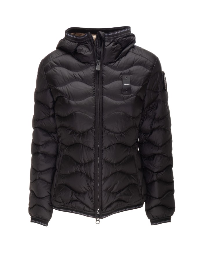 BLAUER Piumino onde donna Camelia nero