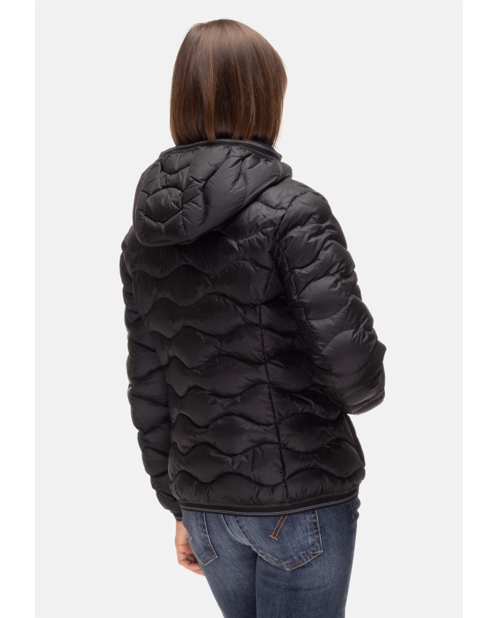BLAUER Piumino onde donna Camelia nero