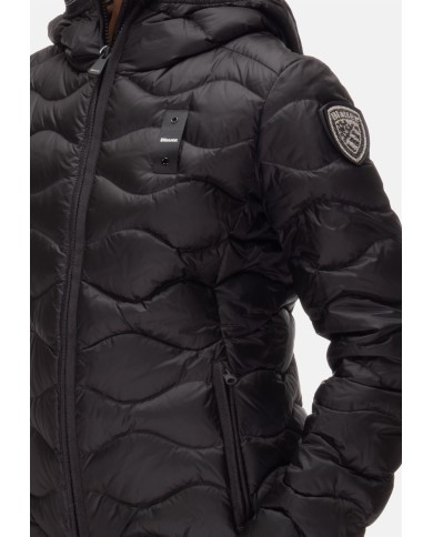 BLAUER Piumino onde donna Camelia nero