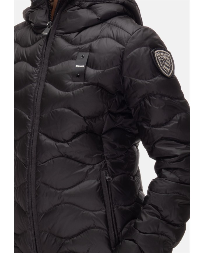 BLAUER Piumino onde donna Camelia nero