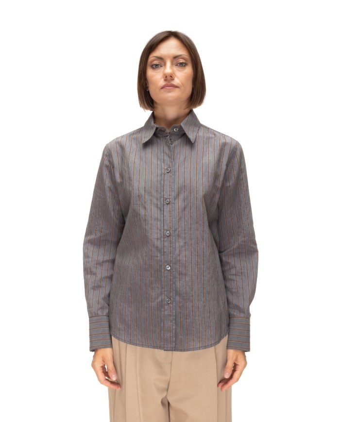 TELA Camicia donna grigia geige