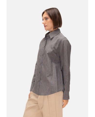 TELA Camicia donna grigia geige