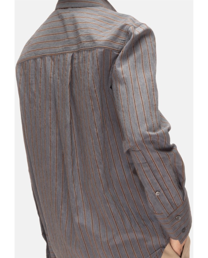 TELA Camicia donna grigia geige