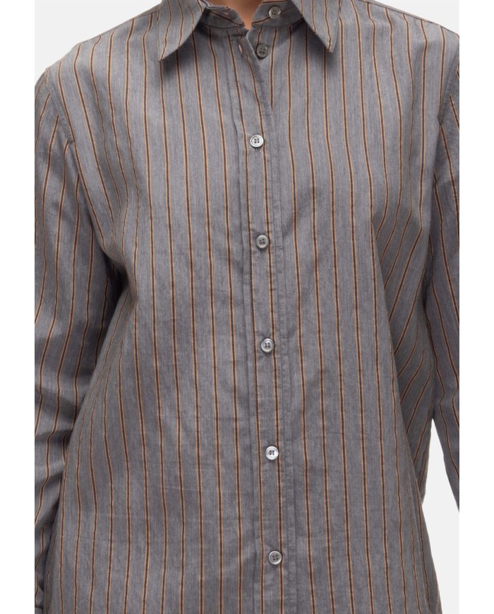 TELA Camicia donna grigia geige