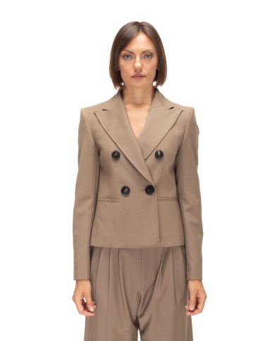 TELA Giacca donna beige