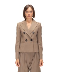 TELA Giacca donna beige