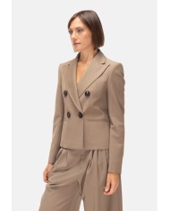 TELA Giacca donna beige
