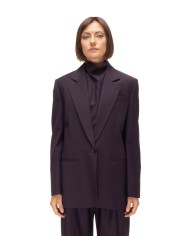 TELA Giacca donna monopettp viola